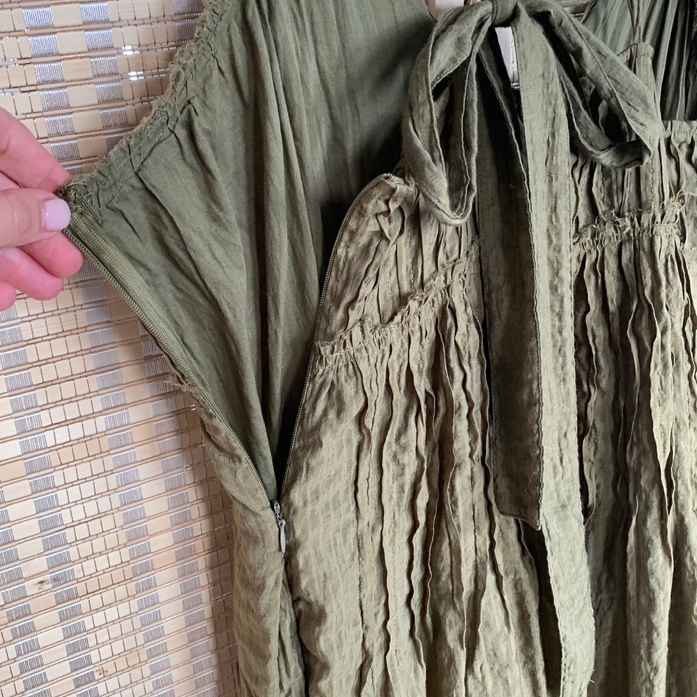 Free People Frankie Pintuck Maxi Dress Size Small, oversized - Picture 13 of 16